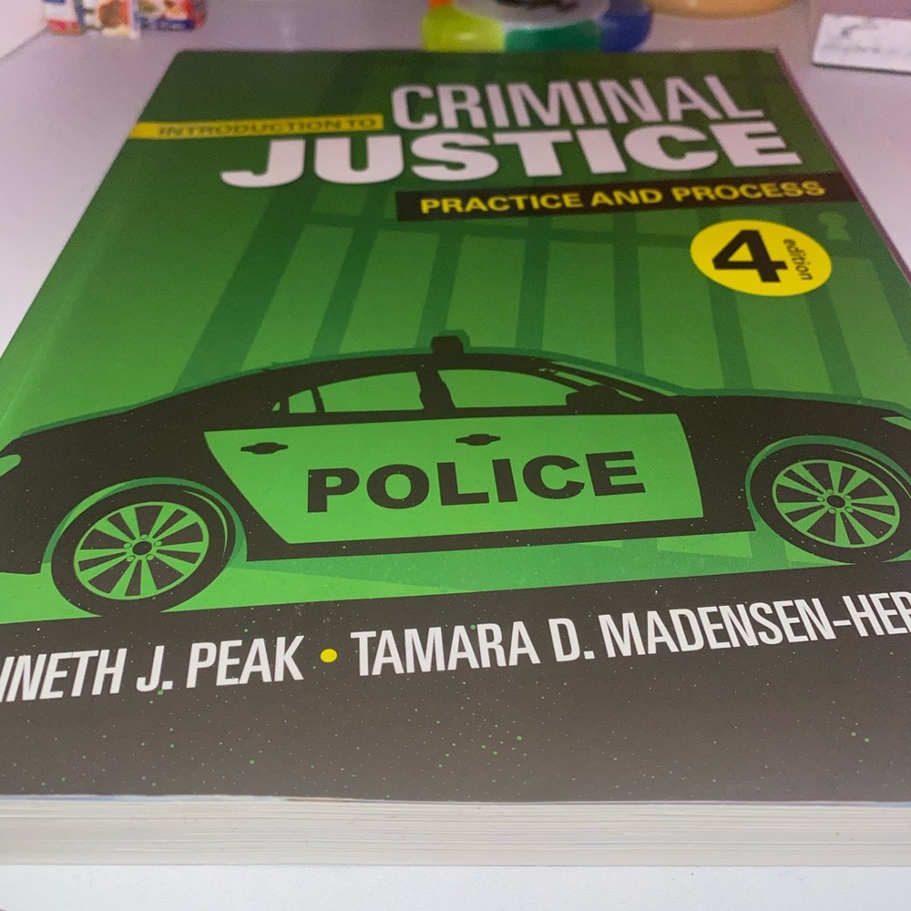 Introduction to criminal justice text book